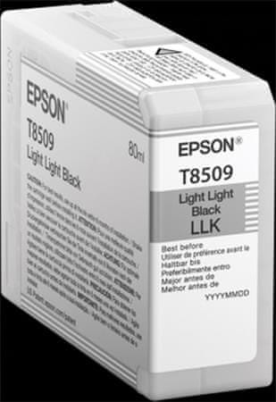 Epson kartuša T8509 svetlo črna (80 ml)