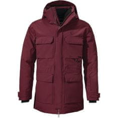 Schöffel Jakne uniwersalne bordo rdeča XL Winter-daunenparka Ridgeland