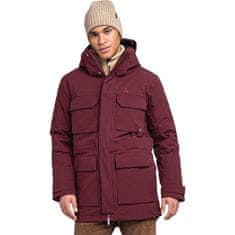 Schöffel Jakne uniwersalne bordo rdeča XL Winter-daunenparka Ridgeland