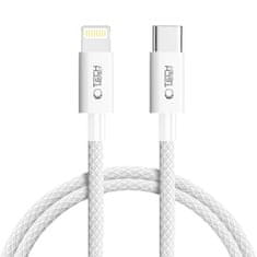 Tech-protect Ultraboost Lite kabel USB-C / Lightning PD 27W / 3A 1m, siva
