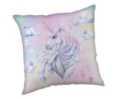 Jerry Fabrics Blazina Unicorn Rainbow Poliester, 40/40 cm