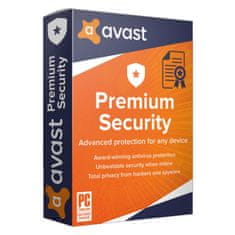 avast Premium Security 2025, 1 naprava, 1 leto, ESD licenca (kartica)