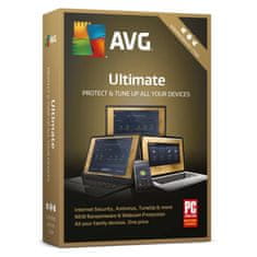 AVG Ultimate 2025, 3 PC, 1 leto, ESD licenca (kartica)