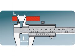 Extol Premium Drsna lestvica kovine, 0-200mm