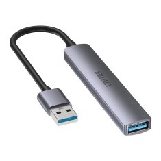 Unitek HUB Unitek H1208A USB razdelilnik s 3x USB-A 2.0 in 1x USB-A 3.0, 0,20 m, srebrna barva, CE certifikat