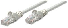 Intellinet Intellinet omrežni kabel, Cat5e, 3m, sivo, CCA, RJ45, zlato prekrito, snagless, PVC, življenjska garancija