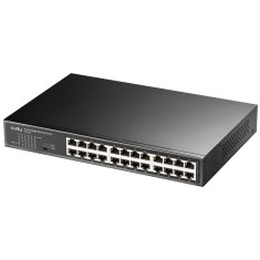 Cudy Cudy GS1024 24-portni gigabitni Ethernet stikalnik, črn, rack-mount, vključena napajalna enota, visoka zmogljivost