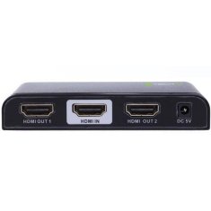 Techly Techly IDATA HDMI2-4K2: HDMI splitter z 2 HDMI izhodi, podpora za 4K, CE, FCC, RoHS, črn.