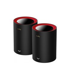 Cudy Cudy M3000 2-Pack Mrežni sistem Wi-Fi 6 Dual-band (2.4 GHz / 5 GHz) z dosegom do 400 m², notranja antena