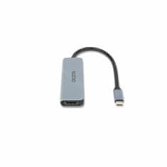 Dicota DICOTA D32060 5-v-1 4K PD 100 W USB Type-C Video Hub - Srebrna in zmogljiva rešitev za povezovanje naprav