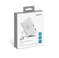 Dicota DICOTA D31731 bele prenosne postaje za prenosne računalnike z USB 3.2 PD in avtomatskim prepoznavanjem, 100 W