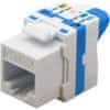 Techly CAT 6a RJ45 Vtičnica UTP brez zaščitne ohišja, bela, 30.7 mm, 24 ur dostave, RoHS skladna