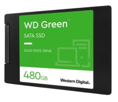 WD Western Digital Green SSD 480 GB, 2.5" SATA III, hitrost prenosa 6 Gbit/s, nizka poraba energije, zanesljivost in zmogljivost