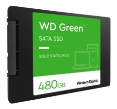 WD Western Digital Green SSD 480 GB, 2.5" SATA III, hitrost prenosa 6 Gbit/s, nizka poraba energije, zanesljivost in zmogljivost