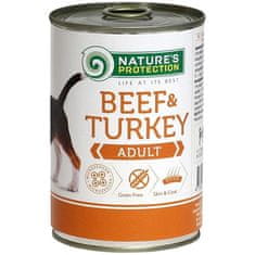 Nature's Protection Dog cons.Adult govedina/turčija 400 g