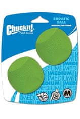 Chuckit! Igrača za pse Chuckit Erratic Ball M 6cm/2ks