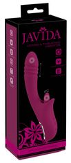 Erotic Collection 21,5 cm vibrator Javida s funkcijo lizanja in potiska