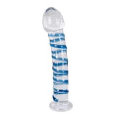 Erotic Collection Arts Clair Bleu stekleni dildo 18 cm