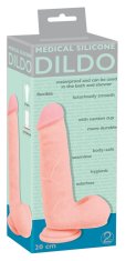 Erotic Collection Medicinski silikonski dildo s priseskom 20 cm