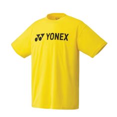 Yonex Majice rumena XL Club Team Logo Print