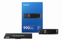 Samsung 990 EVO Plus SSD disk, 1 TB, M.2, NVMe (MZ-V9S1T0BW)