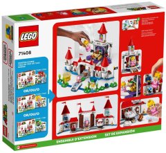 LEGO LEGO SUPER MARIO 71408 Razširitveni set - Pečin grad, 1216 kosov, 5 minifigurin, primeren za starost 8+ let