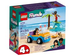 LEGO LEGO FRIENDS 41725 Avto na plaži - zabavna igrača za otroke od 4. leta naprej, 61 kosov, 2 minifigurici