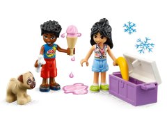 LEGO LEGO FRIENDS 41725 Avto na plaži - zabavna igrača za otroke od 4. leta naprej, 61 kosov, 2 minifigurici