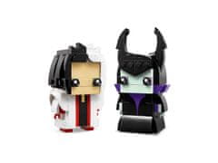 LEGO LEGO BrickHeadz 40620 Cruella in Maleficent - zbirateljski komplet za otroke od 10 let naprej, 320 elementov