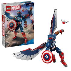 LEGO LEGO MARVEL 76296 Nova kapitan Amerika - Gradbeni figurica za otroke 8+ let, 359 elementov