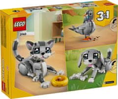 LEGO LEGO CREATOR 3 v 1 31163 Igrača Mačka za otroke od 8 let, 407 koščkov, poučni set za ustvarjanje