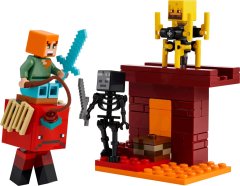 LEGO LEGO MINECRAFT 21266 Bitka pri Lavi v Netherju – 99 elementov, primerno za otroke od 6 let, vključuje 1 minifigurico.