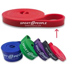 Sport2People Pull-Up Band – Lateks trak za vadbo z lahko stopnjo upornosti