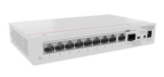 Huawei HUAWEI eKit S110-8P2ST, unmanaged L2 gigabit Ethernet switch, 8 portov, PoE, sivo, 155 W, 24 A, rackmountable