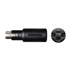 Shure Shure MVX2U zvočni vmesnik za snemanje, USB Type-C, XLR vhod, 3.5 izhod, LED indikatorji, desktop oblikovanje