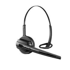 Epos Sennheiser Impact D 10 HS Brezžični Slušalke za Pisarno, Črna/Srebrna, Z Mikrofonom in Noise-Canceling Funkcijo