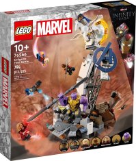 LEGO LEGO MARVEL 76266 Končna Bitka iz Endgame - 794 elementov, 7 minifigur, 10+ let, idealna igrača za mlade Avengers navdušence