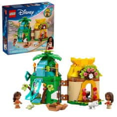 LEGO LEGO Disney 43260 Moana's otok zabave – set gradnikov z 175 kosi in 2 minifigurama, primeren za otroke od 5. leta dalje