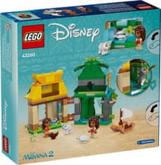 LEGO LEGO Disney 43260 Moana's otok zabave – set gradnikov z 175 kosi in 2 minifigurama, primeren za otroke od 5. leta dalje