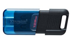 Kingston Kingston Technology DataTraveler 128GB USB-C 3.2 Gen 1 - Hiter prenos podatkov do 200MB/s, črna barva, kompaktna zasnova