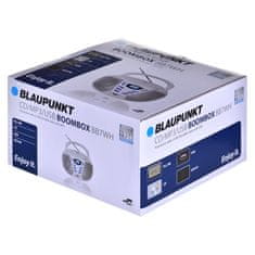 Blaupunkt Prenosni stereo sistem Blaupunkt BB7-WH, digitalni FM tuner, MP3 predvajanje, sivi, 2.4 W, ročaj za prenos.