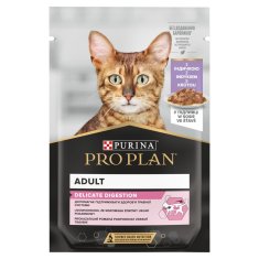 slomart PURINA Pro Plan Adult Delicate Digestion Tuna v omaki - mokra hrana za mačke - 85g, za občutljiv želodec in podporo prebavi