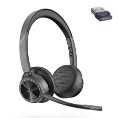 Poly Brezžične Bluetooth slušalke z mikrofonom Plantronics Voyager 4320 MS UC črne (218475-02) 77Y98AA