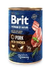 Brit BRIT Premium by Nature Puran s Trahacijo - Mokra pasja hrana za vse pasme - 400 g, brez glutena in umetnih barvil