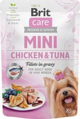 Brit BRIT Care Mini Mokra Hrana za Pse: Tuna & Piščanec, 85 g - Brez sladkorja, brez konzervansov, primerna za majhne pasme