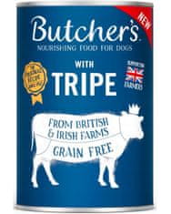 Butcher's BUTCHER'S Original Tripe Mix Rumen Pate - mokra hrana za pse (1200g) brez sladkorja, brez umetnih dodatkov, brez glutena