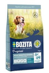 Bozita BOZITA Original Sensitive Digestion - Suha hrana za odrasle pse z jagnjetom in rižem, 3kg, zaščita prebavil