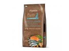 Fitmin FITMIN Purity Grainfree suha hrana za pse vseh pasem z ribjim okusom - 12kg, brez soje in glutena, splošno zdravje