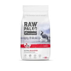 VetExpert RAW PALEO Ultra suha hrana za mladiče z govedino - 10 kg, brez sladkorja, brez glutena, za zdrav razvoj in prebavo