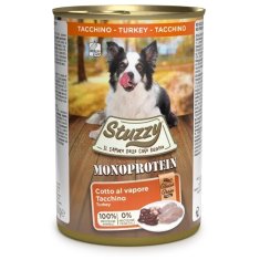 slomart STUZZY Monoprotein Turčija - mokra hrana za pse, 400 g, brez umetnih barvil, brez soje in glutena, primerna za vse pasme